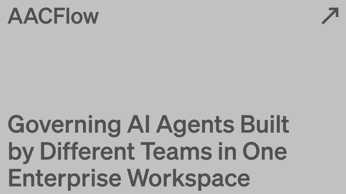 Governing AI Agents Built by Different Teams in One Enterprise Workspace