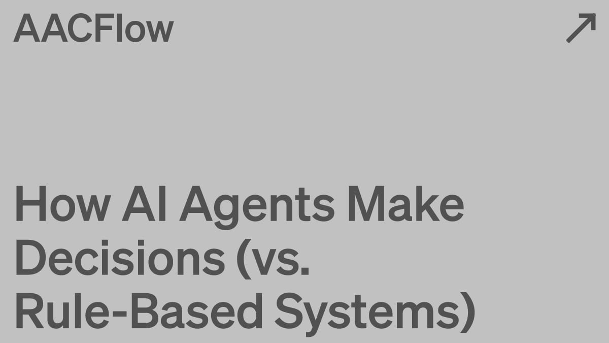 How AI Agents Make Decisions (vs. Rule-Based Systems)